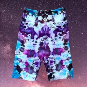 Jungmaven Hemp Organic Cotton Reiki Infused Tie Dye Yoga Athletic Stetchy Shorts